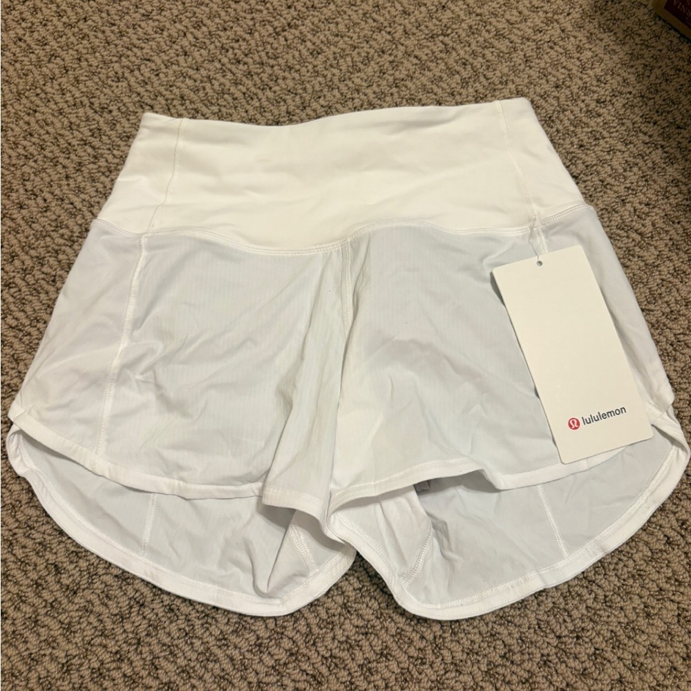 lululemon athletica Women's Athletic White Shorts